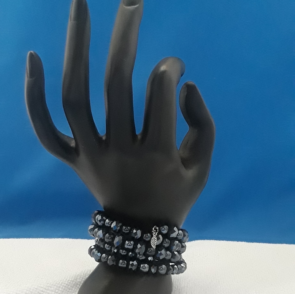 Handcrafted wrap bracelet.